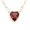 Heart Shaped Pink Tourmaline Bea Neckalce