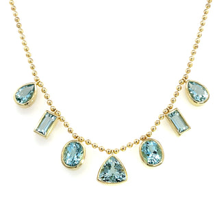 Aquamarine Bali Necklace