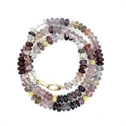 18" Smooth Spinel Chelsea Beaded Necklace