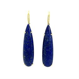 Pear Shaped Lapis Joyce Earrings