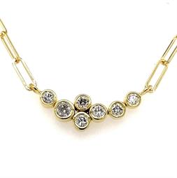 Diamond Bubble Bea Necklace