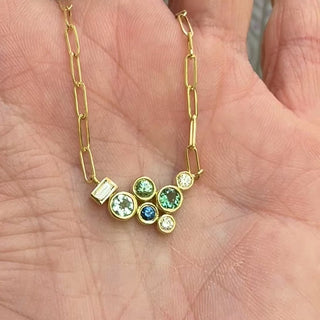 Multicolor Bubble Bea Necklace