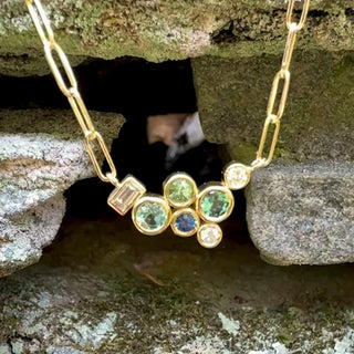 Multicolor Bubble Bea Necklace