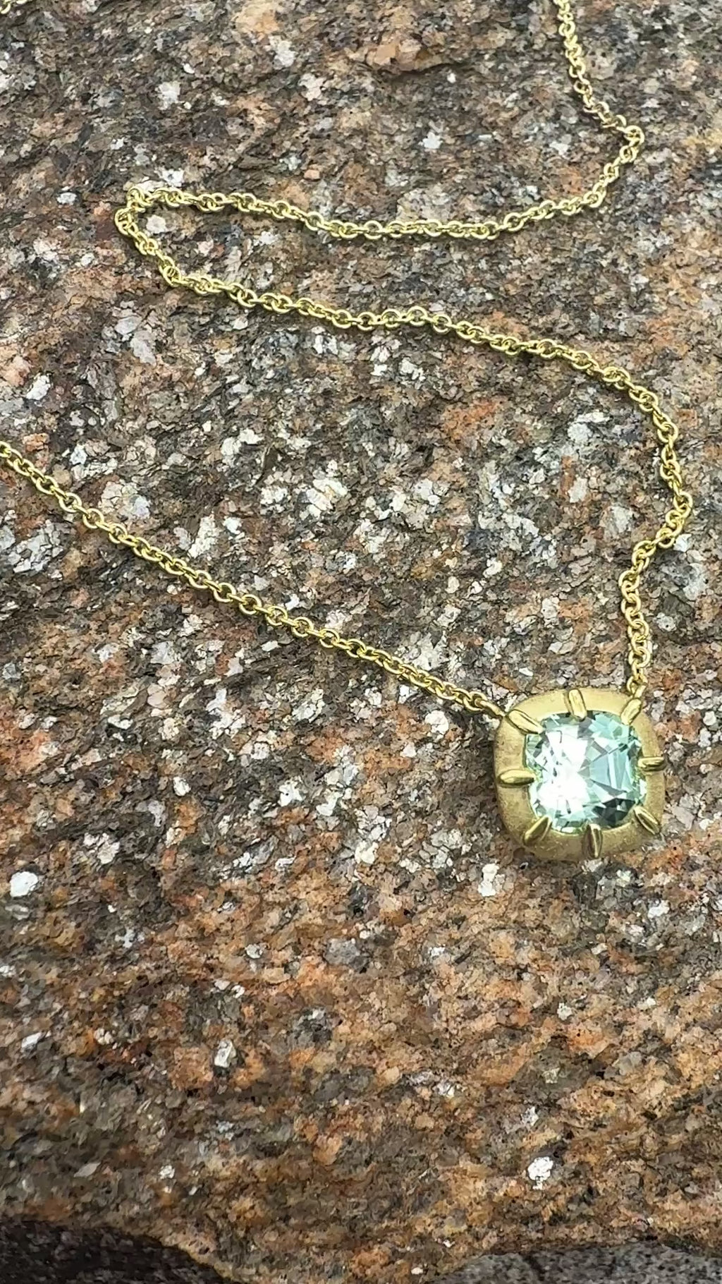 Cushion Cut Blue Tourmaline