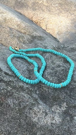 Beaded Turquoise Necklace