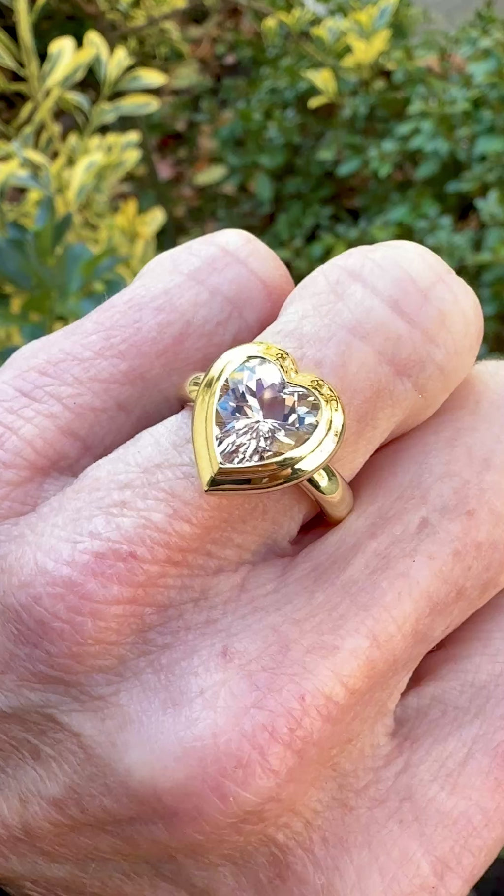 Heart Shaped Morganite Revival Ring