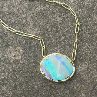 Boulder Opal Sprinkle Necklace