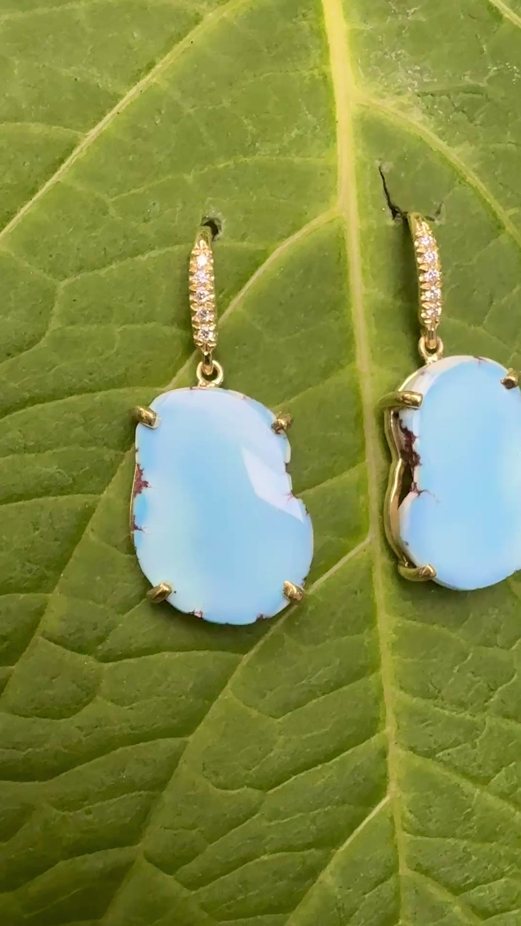 Freeform Kazakhstan Turquoise Joyce Earrings