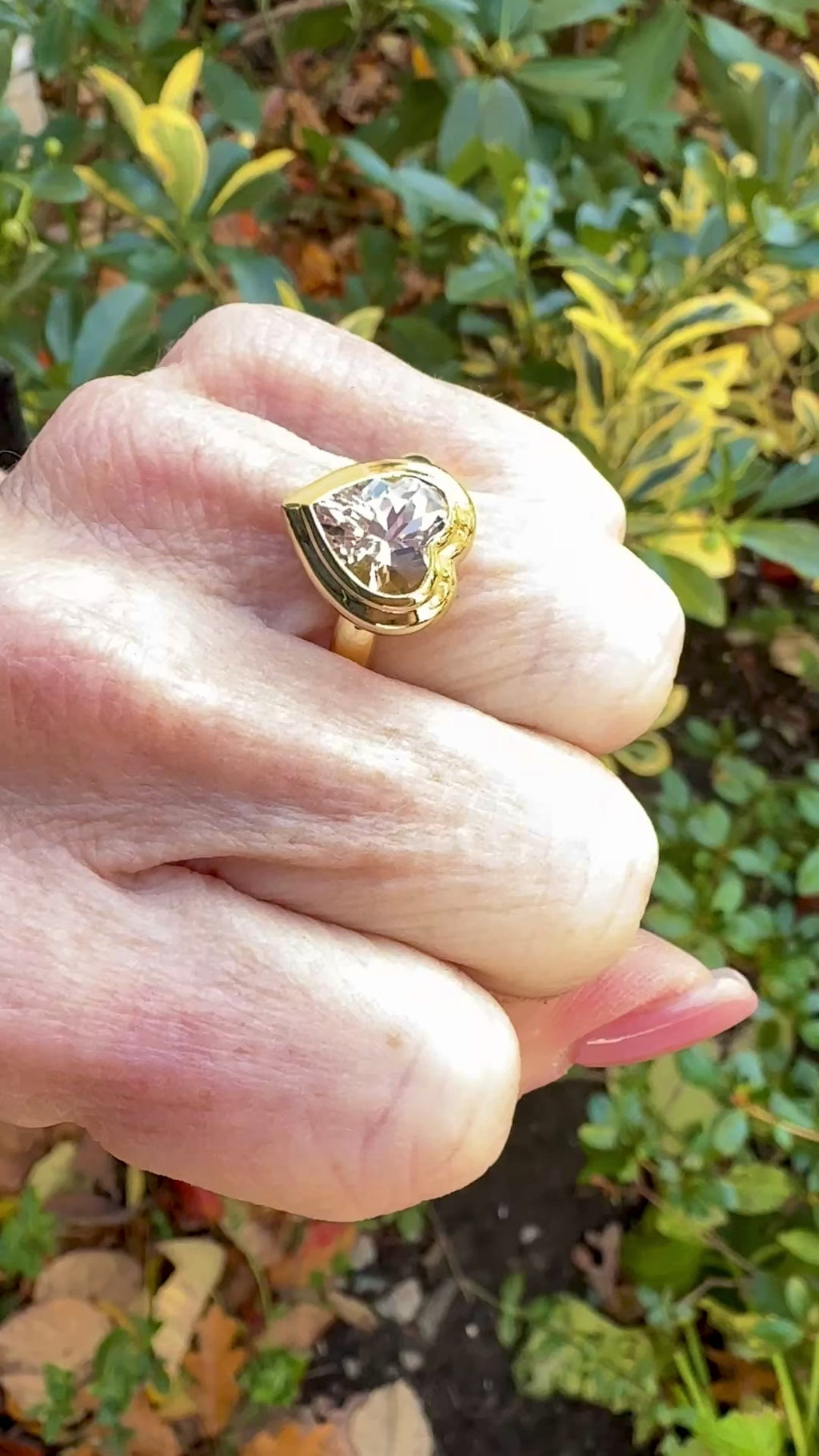 Heart Shaped Morganite Revival Ring