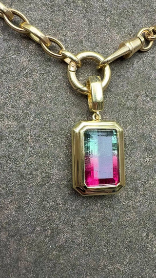Watermelon Tourmaline Revival Pendant