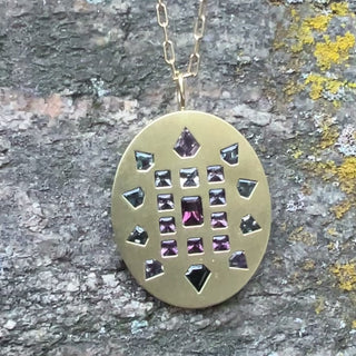 Spinel Majestic Medallion Pendant