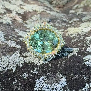 Green Tourmaline Jordan Ring