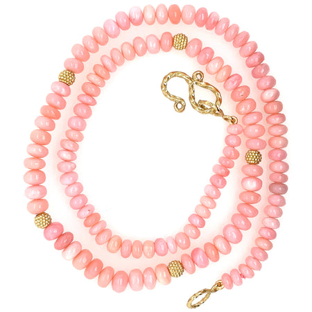 Pink Opal Chelsea Beaded Necklace