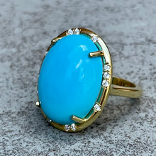 Turquoise Sprinkle Ring
