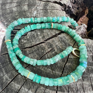 Emerald Beaded Necklace