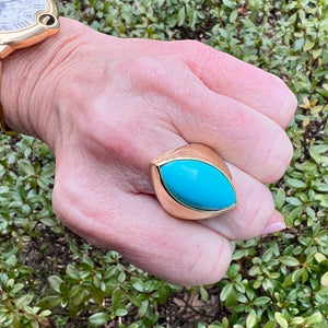 Marquis Turquoise Olena Ring