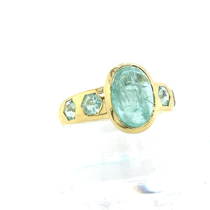 Green Beryl Samira Ring