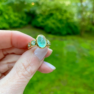 Green Beryl Samira Ring