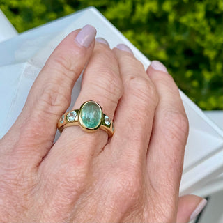 Green Beryl Samira Ring