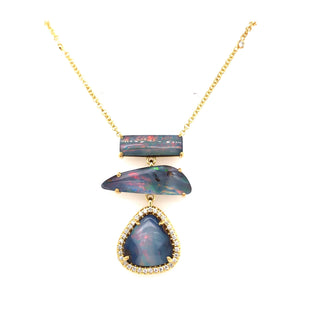 Vanessa Boulder Opal Necklace