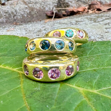 Pink and Green Tourmaline Olena Band