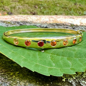 Spessartite Garnet Odyssey Bangle