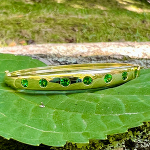 Tsavorite Odyssey Bangle