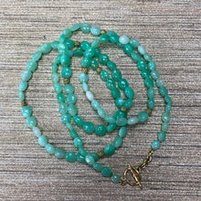 Chelsea Chrysoprase Oval Beaded Necklace