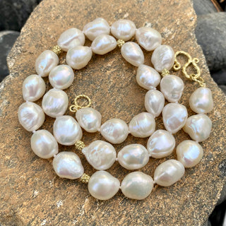Chelsea Freshwater Baroque Pearl Necklace