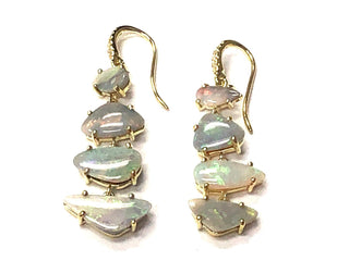 Joyce Opal Four Stone Earrings